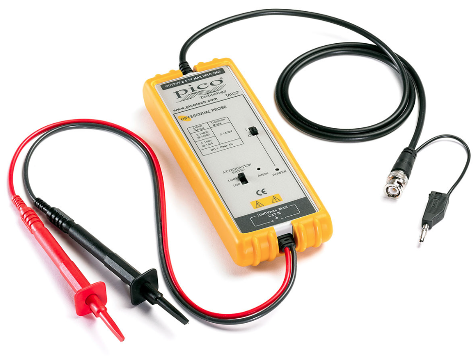 Differential Probe: x10/x100 25MHz 700V CATIII